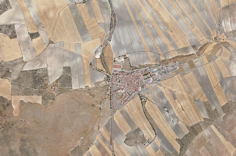 Ortofoto actual del núcleo de Morelábor