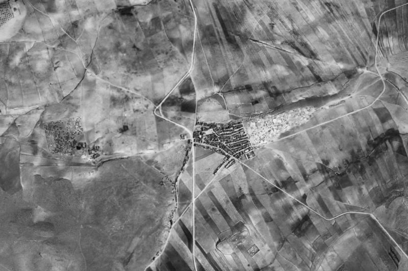 Ortofoto de 1956-1957 del núcleo de Morelábor