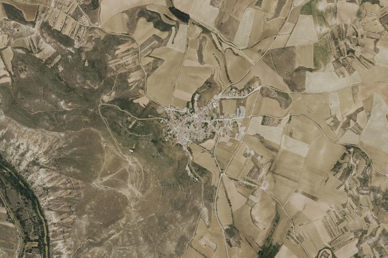 Ortofoto actual del núcleo de Alarilla