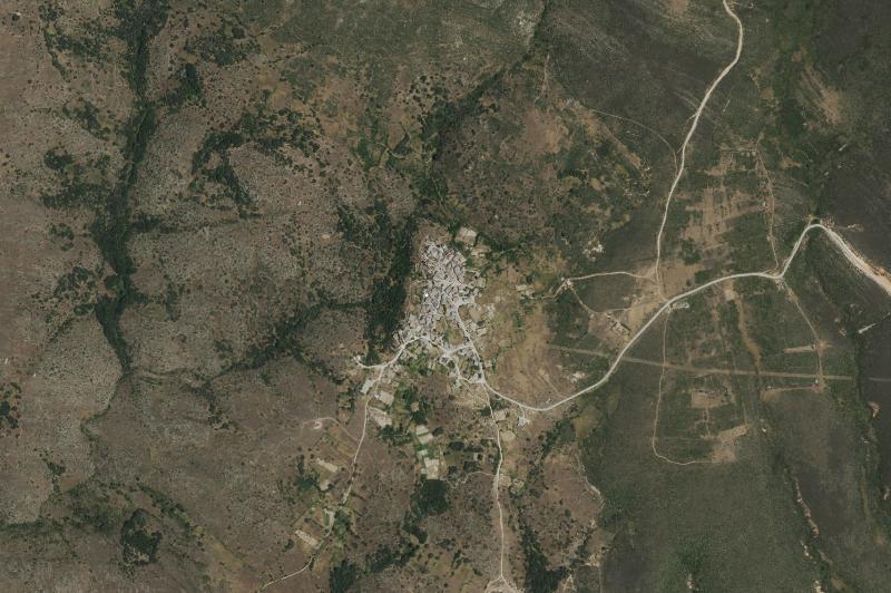 Ortofoto actual del núcleo de La Bodera
