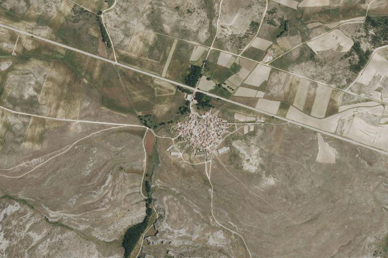 Ortofoto actual del núcleo de Campisábalos