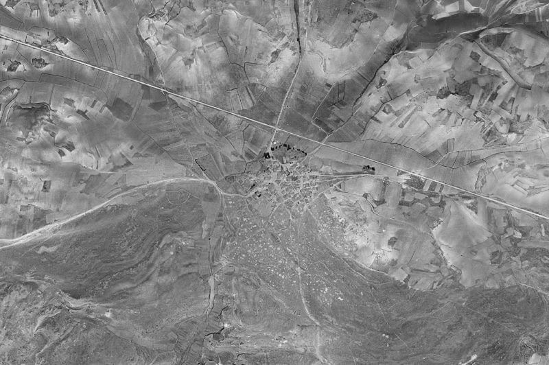 Ortofoto de 1956-1957 del núcleo de Campisábalos