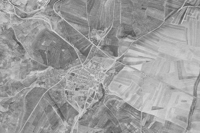 Ortofoto de 1956-1957 del núcleo de El Casar