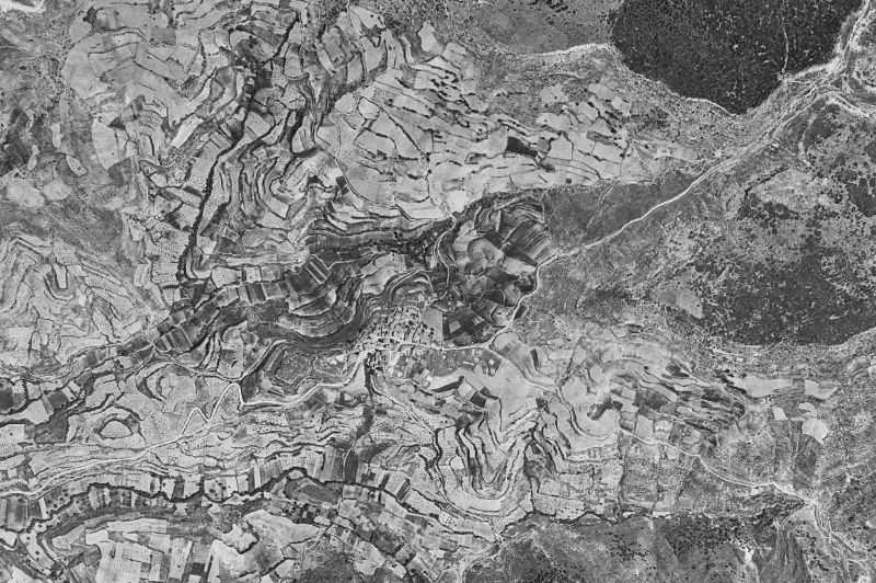 Ortofoto de 1956-1957 del núcleo de Castilforte
