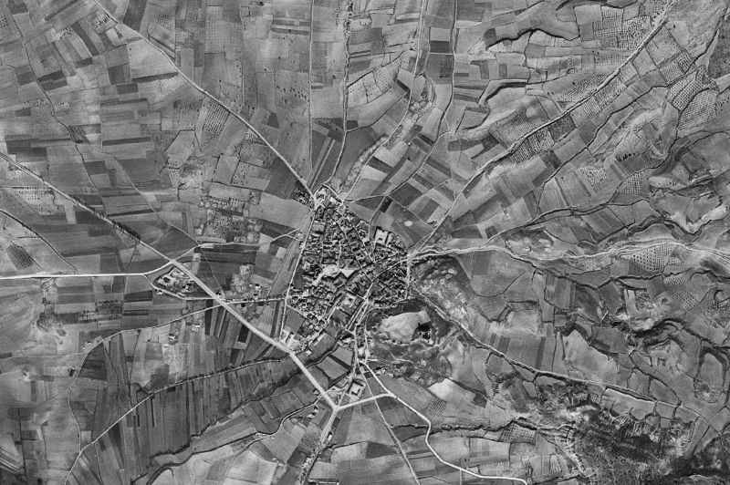 Ortofoto de 1956-1957 del núcleo de Cifuentes