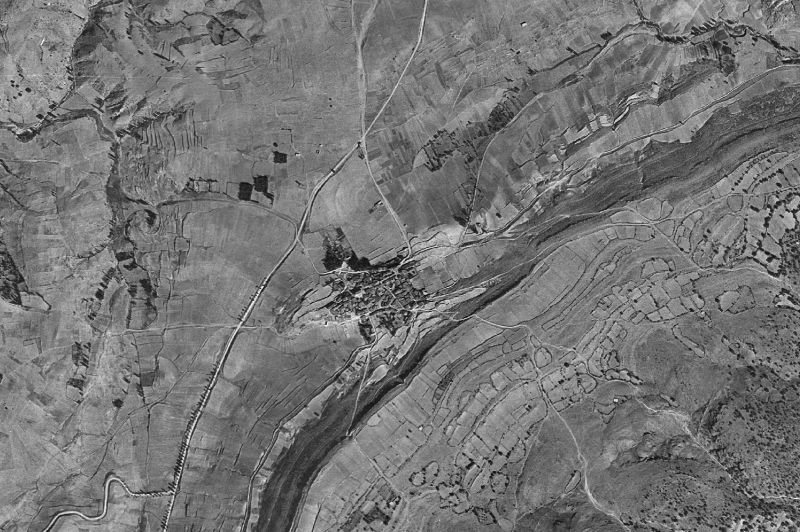 Ortofoto de 1956-1957 del núcleo de Congostrina