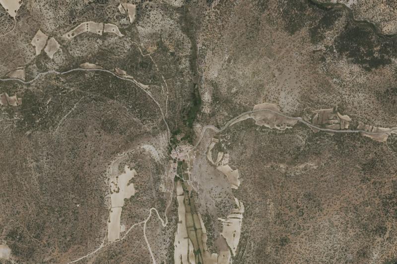 Ortofoto actual del núcleo de Fuembellida