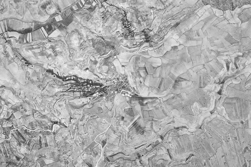 Ortofoto de 1956-1957 del núcleo de Fuentelviejo