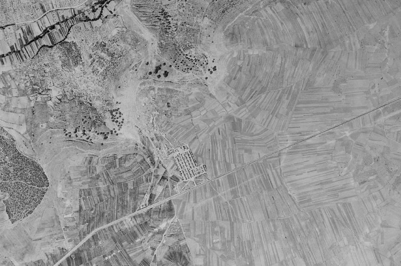 Ortofoto de 1956-1957 del núcleo de Gajanejos