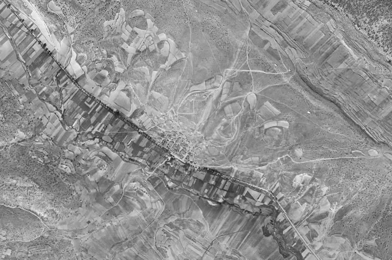 Ortofoto de 1956-1957 del núcleo de Herrería