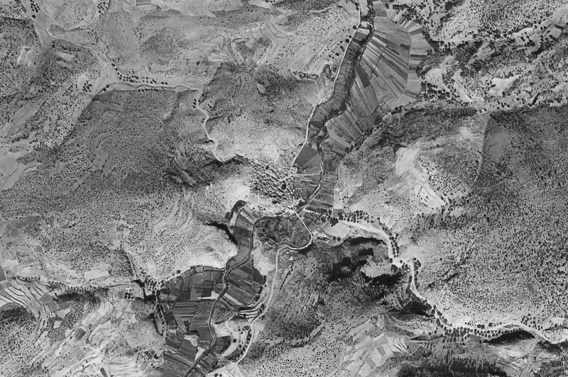 Ortofoto de 1956-1957 del núcleo de Mochales