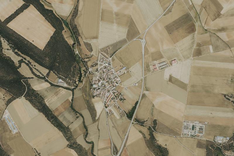 Ortofoto actual del núcleo de Mohernando