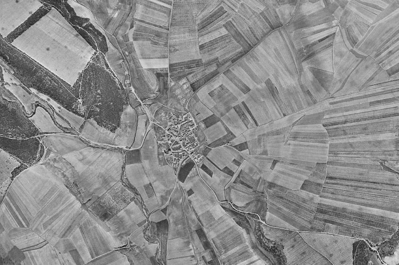 Ortofoto de 1956-1957 del núcleo de Mohernando