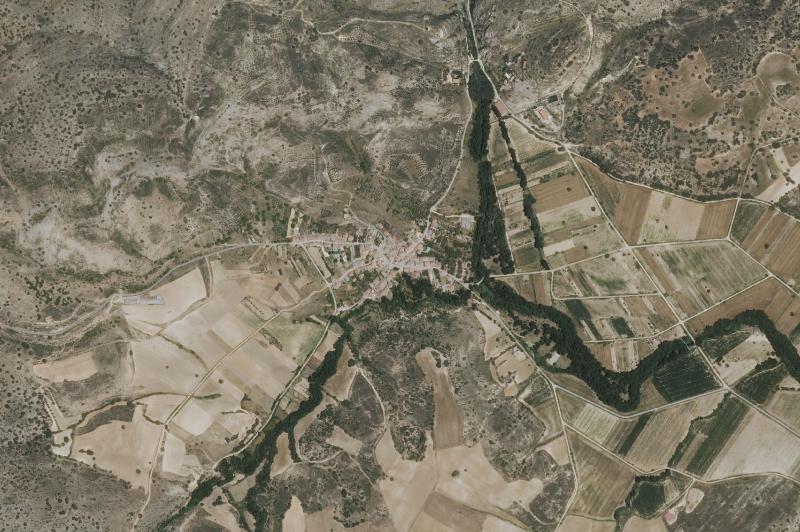 Ortofoto actual del núcleo de San Andrés del Congosto