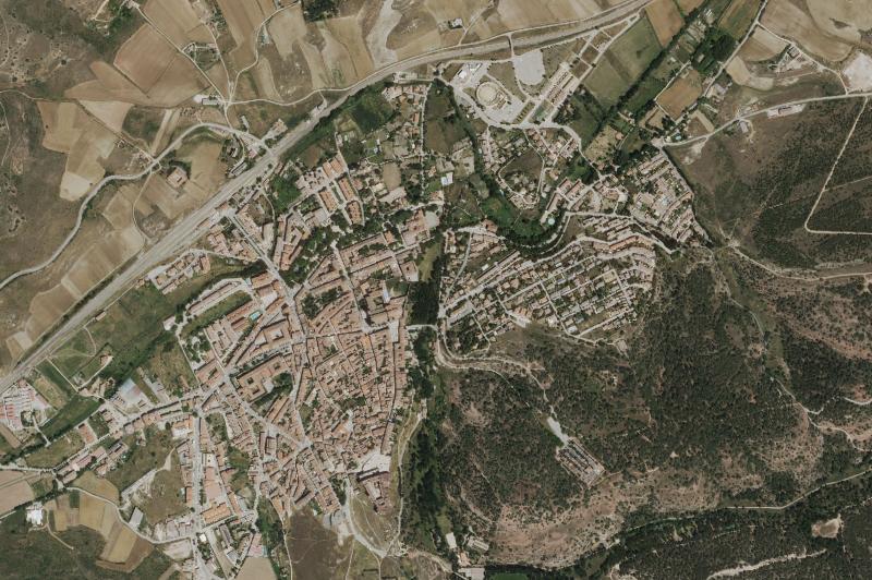 Ortofoto actual del núcleo de Sigüenza