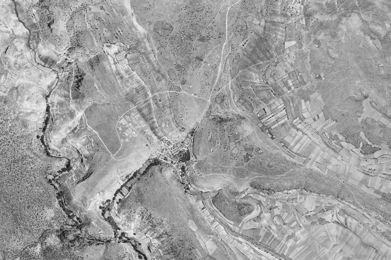 Ortofoto de 1956-1957 del núcleo de El Sotillo