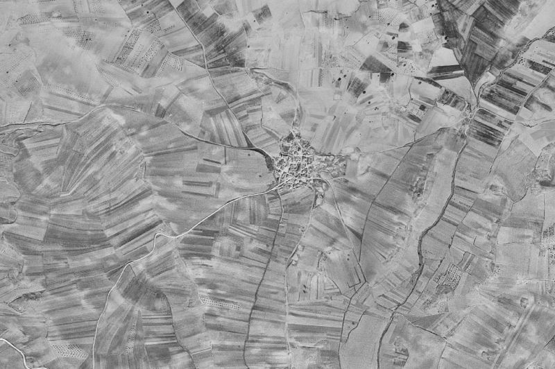 Ortofoto de 1956-1957 del núcleo de Taragudo