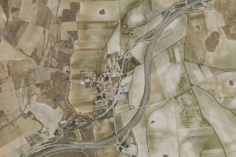 Ortofoto actual del núcleo de Torremocha del Campo