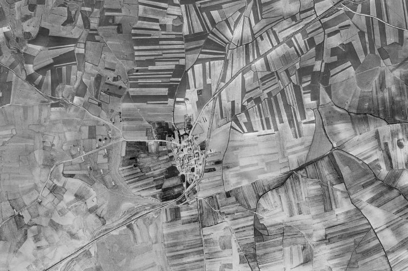 Ortofoto de 1956-1957 del núcleo de Torremocha del Campo