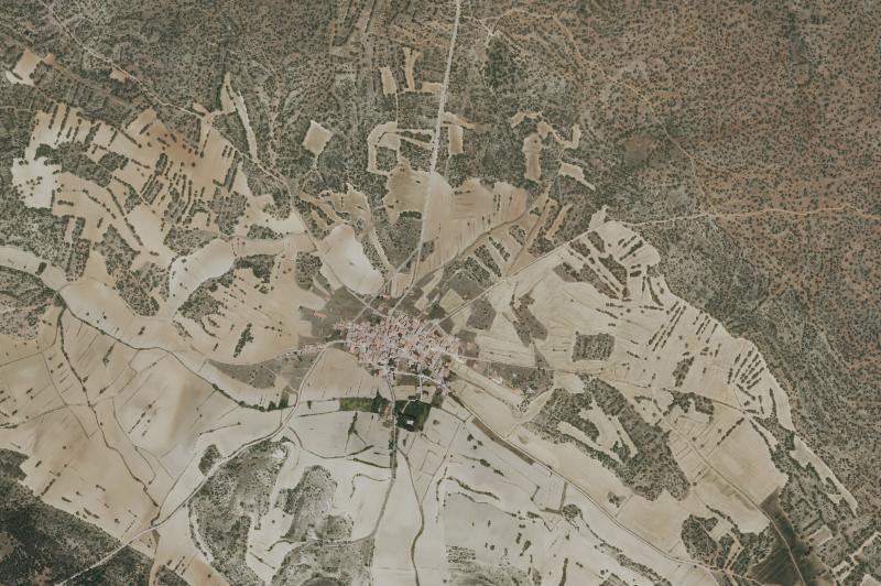 Ortofoto actual del núcleo de Torremocha del Pinar