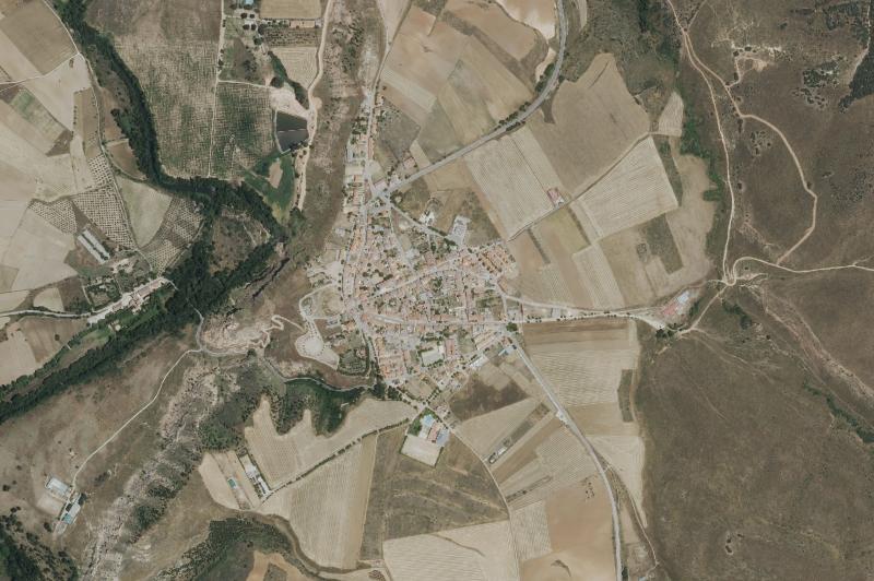 Ortofoto actual del núcleo de Uceda