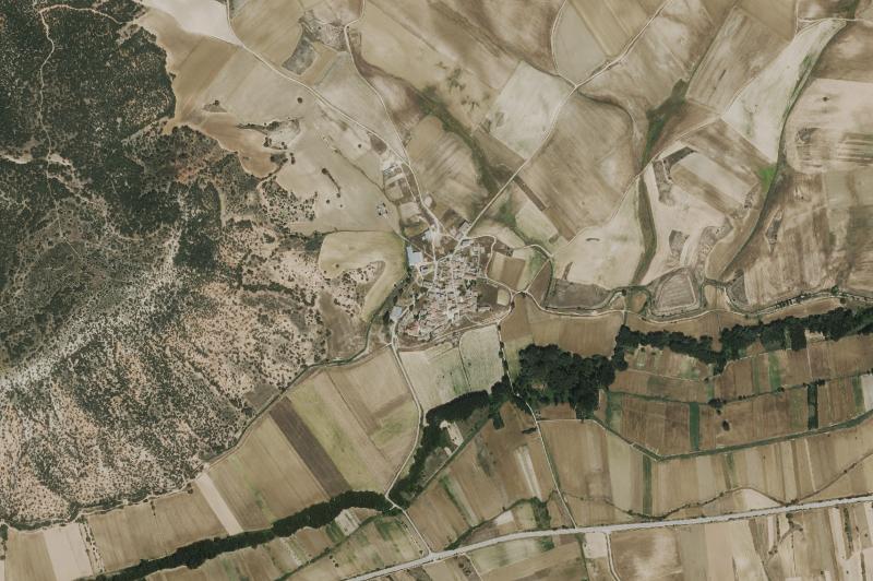 Ortofoto actual del núcleo de Villaseca de Henares