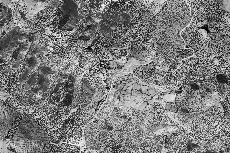 Ortofoto de 1956-1957 del núcleo de Puerto Moral