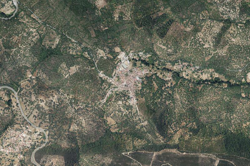 Ortofoto actual del núcleo de Santa Ana la Real
