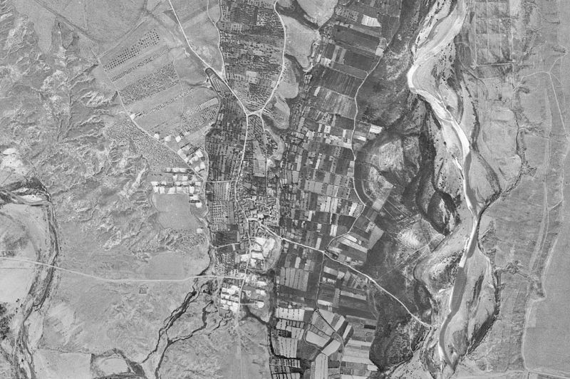 Ortofoto de 1956-1957 del núcleo de Albalatillo