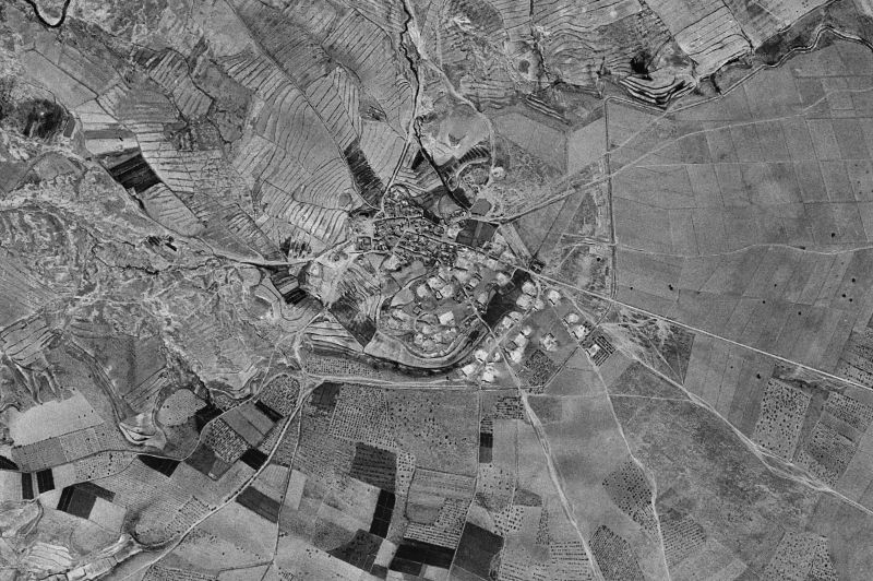 Ortofoto de 1956-1957 del núcleo de Capdesaso