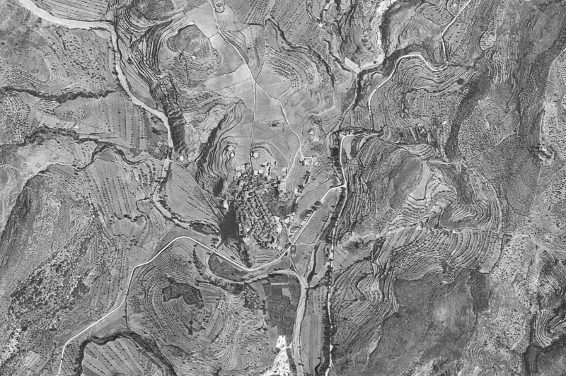 Ortofoto de 1956-1957 del núcleo de Naval