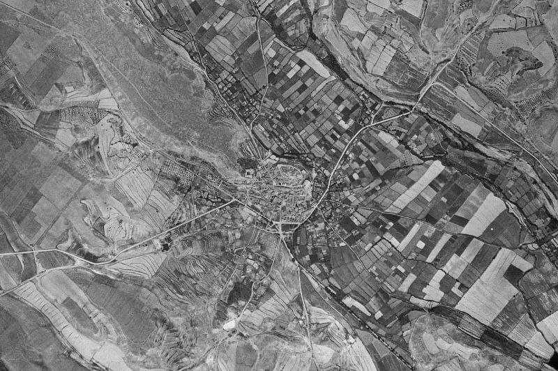 Ortofoto de 1956-1957 del núcleo de Sesa