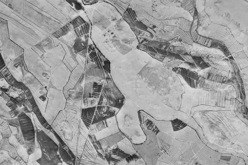 Ortofoto de 1956-1957 del núcleo de Vencillón
