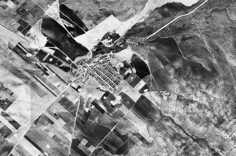 Ortofoto de 1956-1957 del núcleo de Arquillos