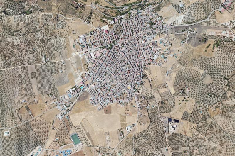 Ortofoto actual del núcleo de Castellar