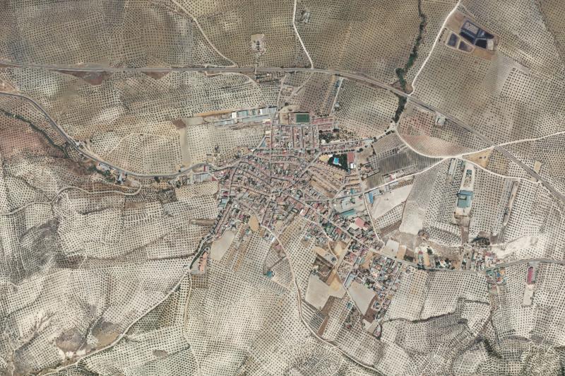 Ortofoto actual del núcleo de Fuerte del Rey