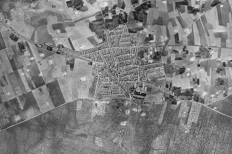 Ortofoto de 1956-1957 del núcleo de Marmolejo