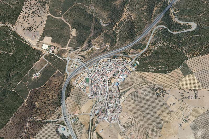 Ortofoto actual del núcleo de Santa Elena