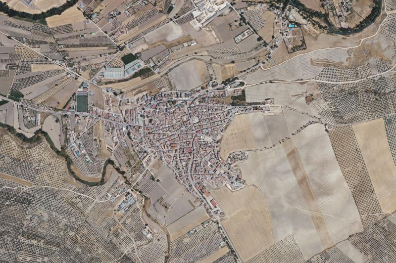 Ortofoto actual del núcleo de Santo Tomé