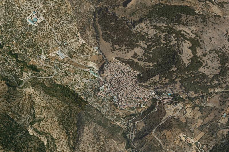 Ortofoto actual del núcleo de Torres