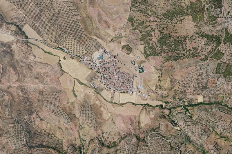 Ortofoto actual del núcleo de Villarrodrigo