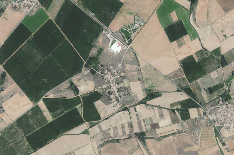 Ortofoto actual del núcleo de La Antigua