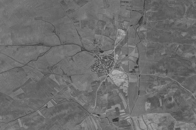 Ortofoto de 1956-1957 del núcleo de Escobar de Campos