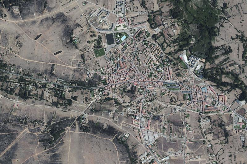 Ortofoto actual del núcleo de San Andrés del Rabanedo