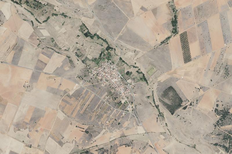 Ortofoto actual del núcleo de Santa Elena de Jamuz