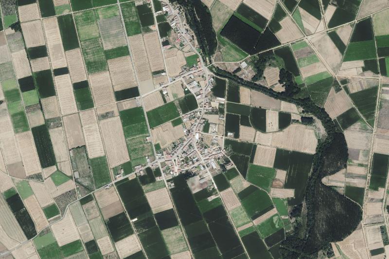 Ortofoto actual del núcleo de Santa María de la Isla