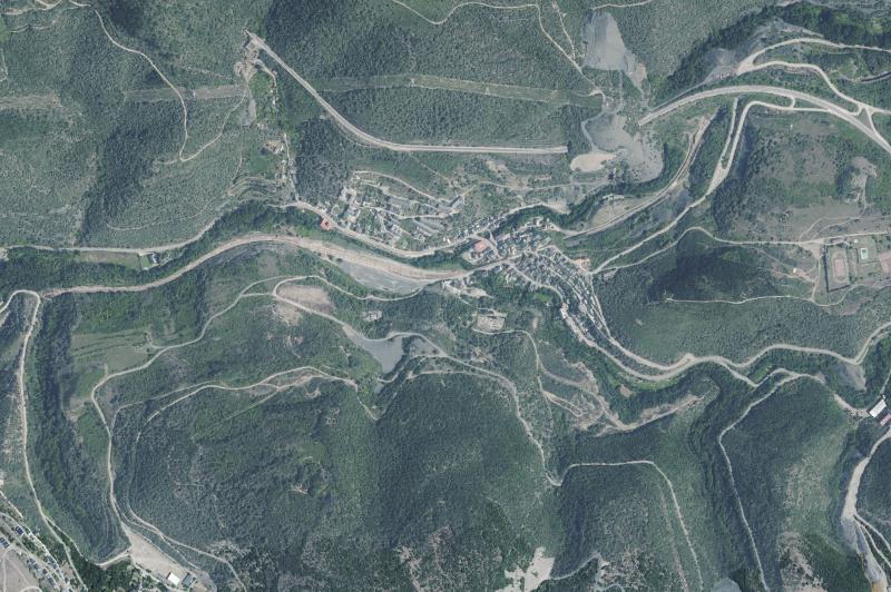 Ortofoto actual del núcleo de Torre del Bierzo