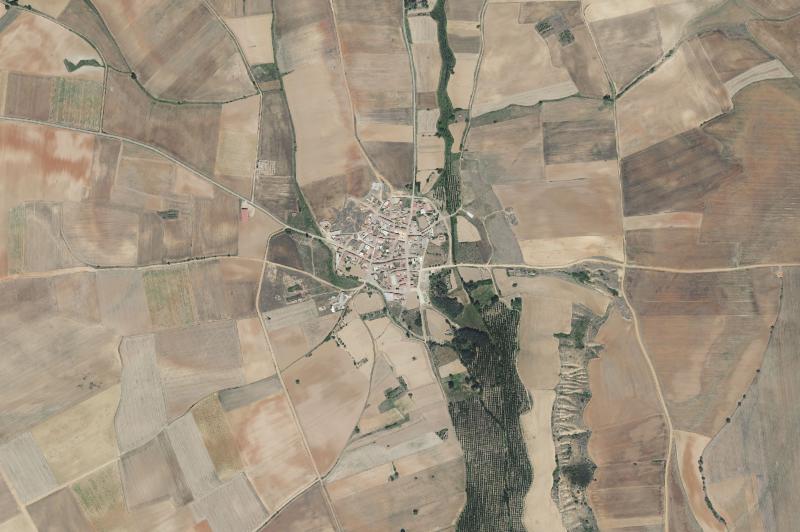 Ortofoto actual del núcleo de Valdemora