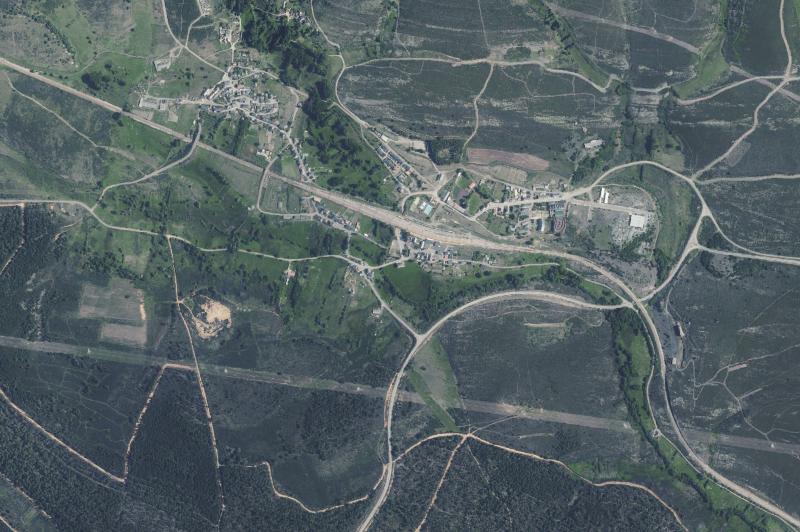 Ortofoto actual del núcleo de Villagatón