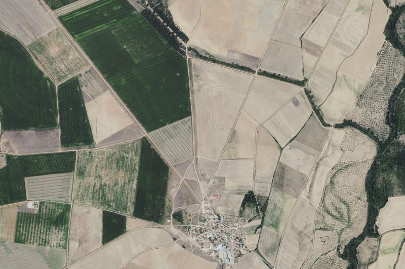 Ortofoto actual del núcleo de Villamol